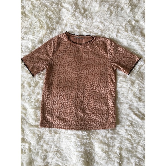 Zara lace Tshirt size S - Picture 3 of 8